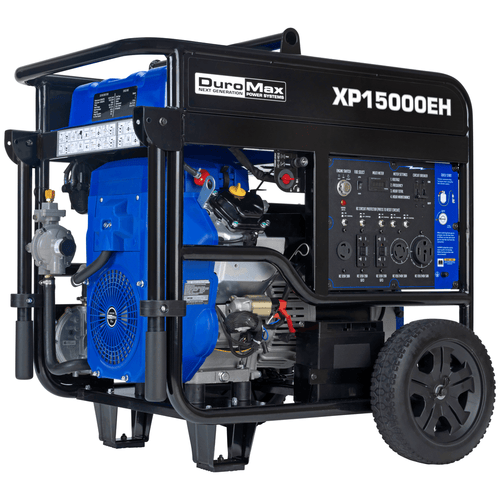 DuroMax XP15000EH 15000-Watt 713cc V-Twin Electric Start Dual Fuel Hybrid Portable Generator