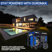 Load image into Gallery viewer, DuroMax XP15000E 15000-Watt 713cc V-Twin Gas Powered Electric Start Portable Generator